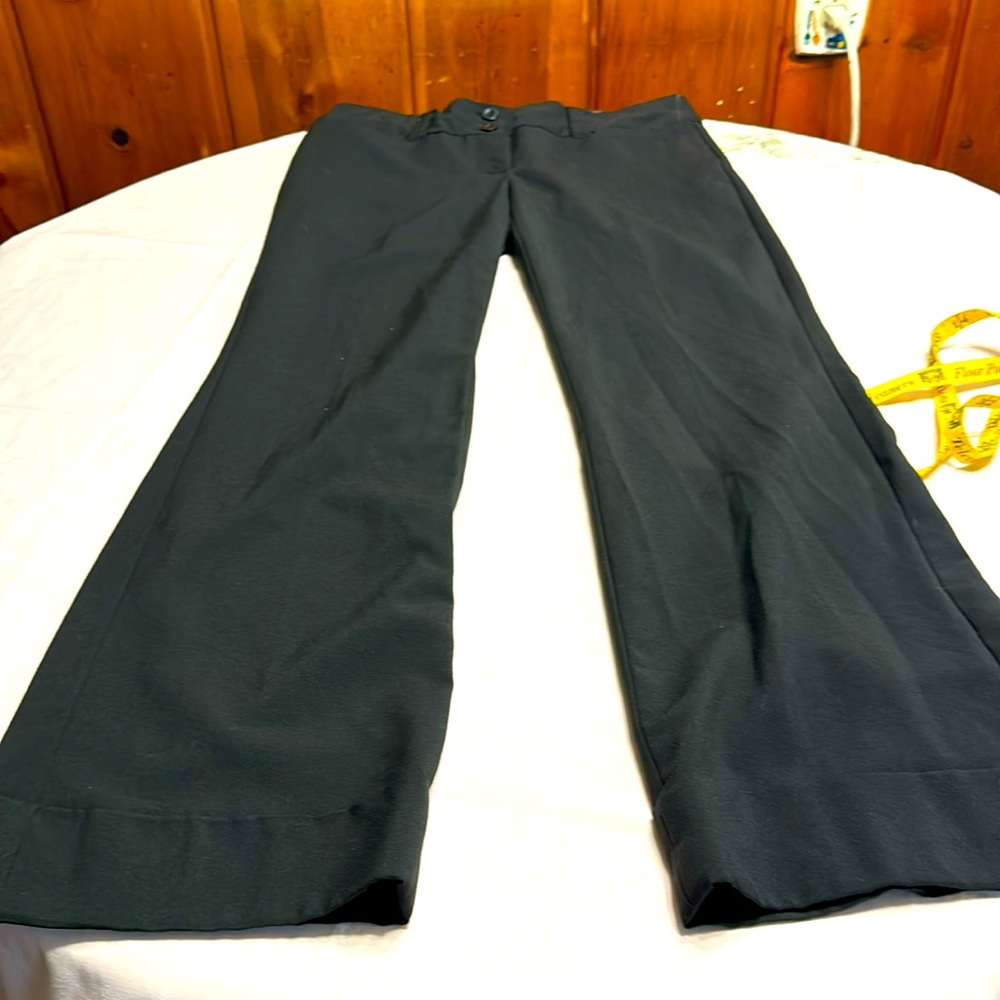 Star Style Chic Black Wide-Leg Trousers - Size 7